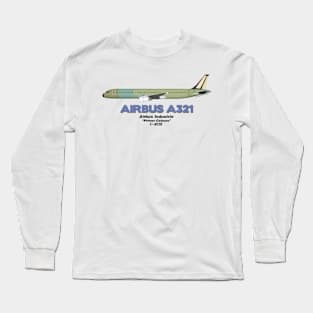 Airbus A321 - Airbus "Primer Colours" Long Sleeve T-Shirt